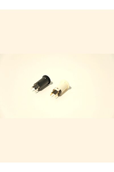 Höger Mobilya Dolap Buton Ters Kapak Switch 12mm (10 ADET) siyah renk