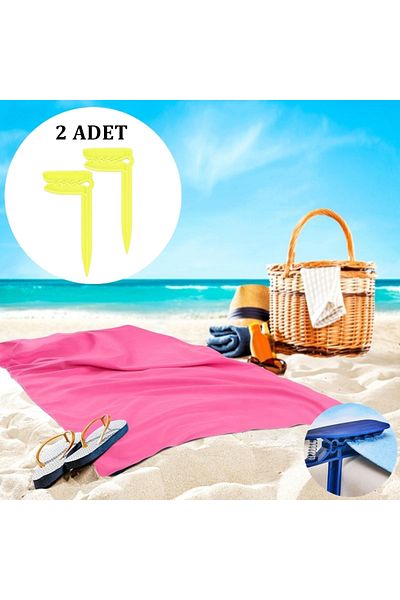 Boldy 2-Piece Towel Peg - Beach Peg - Towel Peg - Peg Peg - Towel Stabilizer - Towel Holder