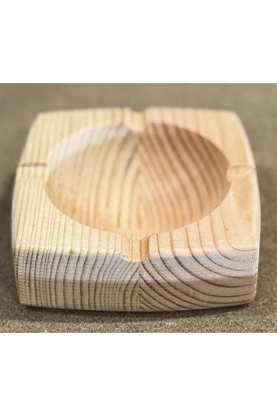 FASTWOOD منفضة سجائر خشبية لهب الصنوبر
