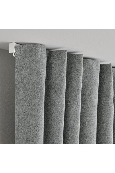 IKEA - Rosenmandel, Blackout Curtain/2 Sashes, Gray, 135X300 cm
