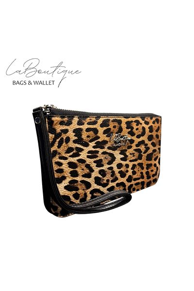LA BOUTIQUE Portofel LB 4041 - Talar cu model leopard