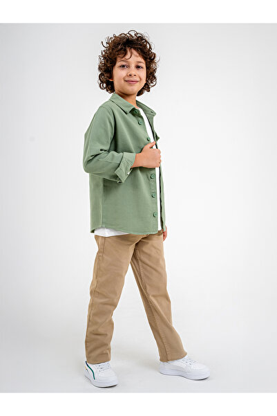 Pierre Cardin Beige Trousers for Boys 10-12 Years