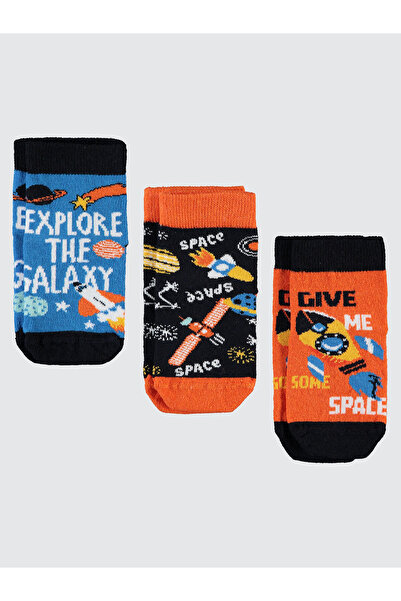 Civil Boys طقم جوارب للأولاد باللون الأزرق مكون من 3 قطع