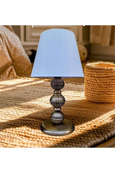 DEDE Sava Lamp Shade Woven Coated Metal Cream Hat