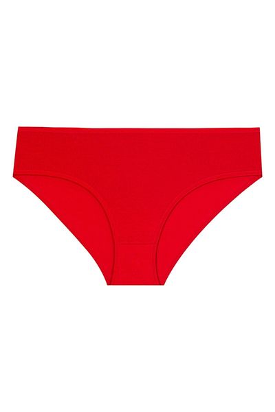 Gizli Butik Pachet de 5 chiloți din bumbac lycra de culoare uni pentru femei, multicolori