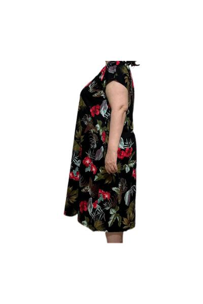 İpek Women's Short Sleeve Plus Size 100% Cotton Nightdress/Dress