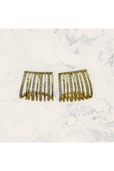 Store Multiple Steel Earrings with Stones