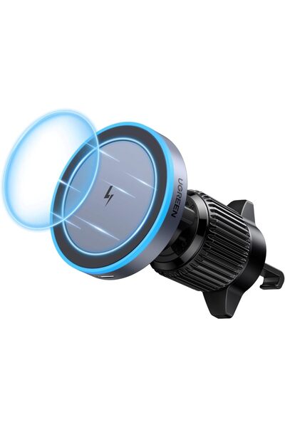 Ugreen 15w Magsafe Kablosuz Araç Içi Manyetik Hızlı Şarj Cihazı