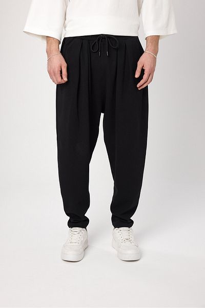 BABBOSS Παντελόνι Bohemian Oversize Casual Cut Λινό Φαρδύ