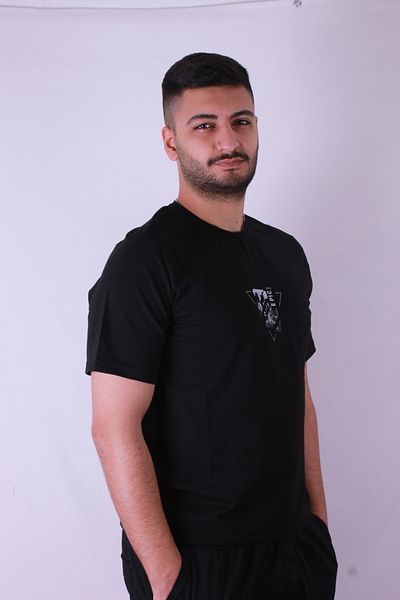 trender City Epic Print Black Men's T-Shirt
