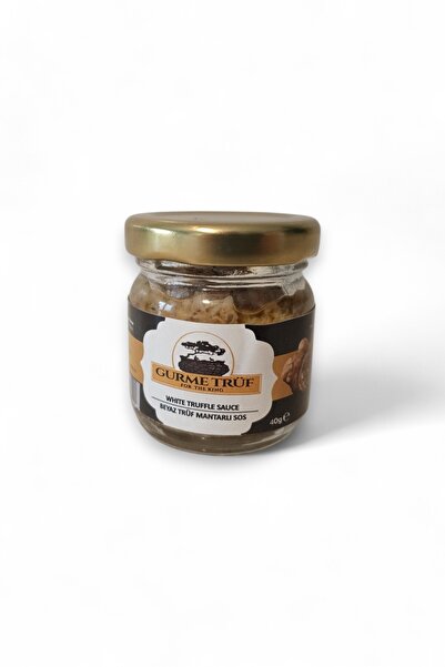 gurme trüf Beyaz Trüf Mantarı Sosu - Premium Lezzet, 40 gr