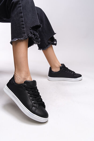 Riccon Meshronei Kadın Sneaker 0012601 Siyah Beyaz