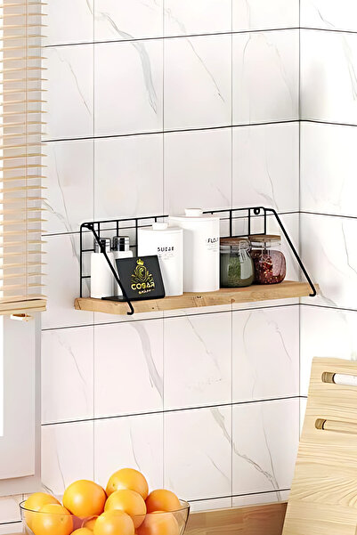 Kitchen Store Duvar Rafı Metal Duvar Rafı Modern Mutfak Rafı Kitaplık
