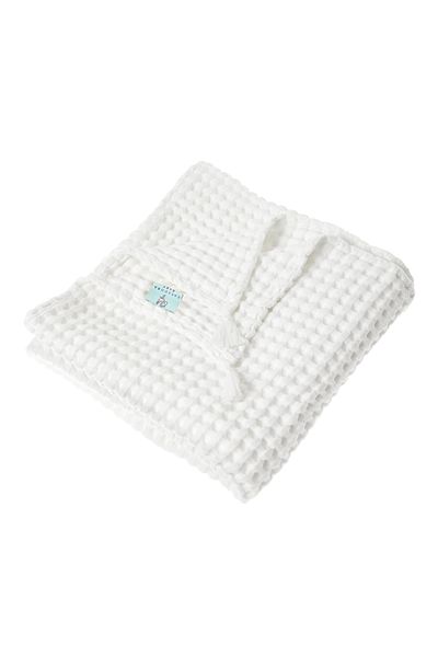 Casadora Baby White Single Thick Waffle Pique Blanket - 100% Cotton - 160x220 Cm