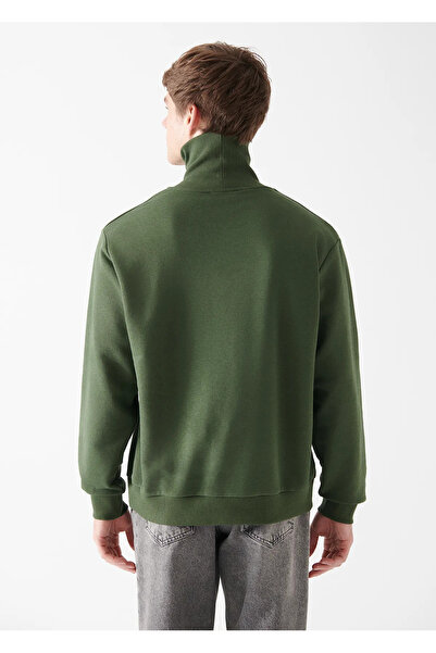 Koton Stand Collar High Top Sweatshirt