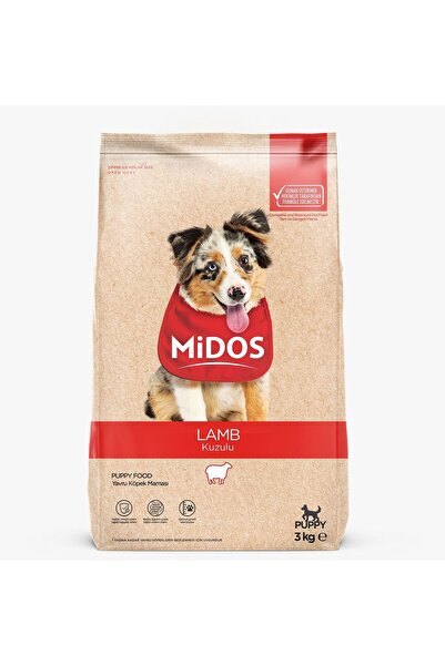 Midos Yavru Köpek Maması - Sağlıklı Büyüme - Kuzu&pirinç 3kg