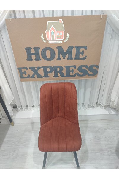 HOMEEXPRESS 6 ADET SÜNGERLİ TELALI ASTARLI DÖŞEMELİK KUMAŞTAN KAPİTONE SANDALYE KILIFI