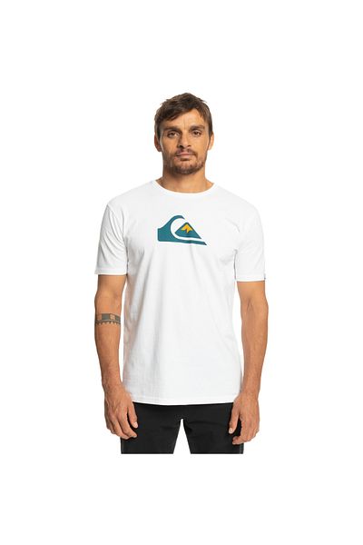 Quiksilver تي شيرت رجالي ملون من Complogo تي شيرت رجالي Eqyzt06534