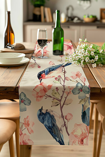 ALAMODECOR Εθνοτικός μποέμικος διαδρομέας με ψηφιακά τυπωμένα σχέδια
