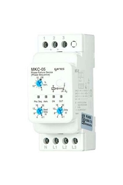 ENTES Mkc-05 Motor Faz Koruma Rölesi