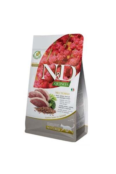 N&D Quinoa Ördekli Ve Brokolili Kısırlaştırılmış Kedi Maması 5 Kg