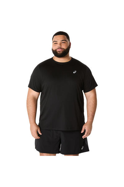 Asics CORE SS TOP Erkek Black/Pure Silver Kısa Kollu Tshirt 2011D221-001