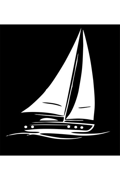 Birim Matbaa Sailing Car Sticker(25X27Cm)