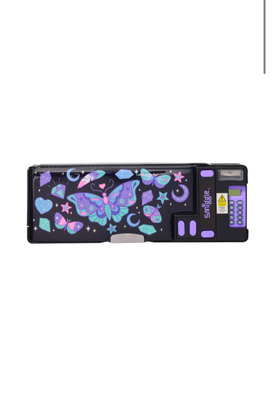 SMIGGLE KELEBEK PIRLANTA KALP FİGÜRLÜ POP OUT KALEM KUTUSU