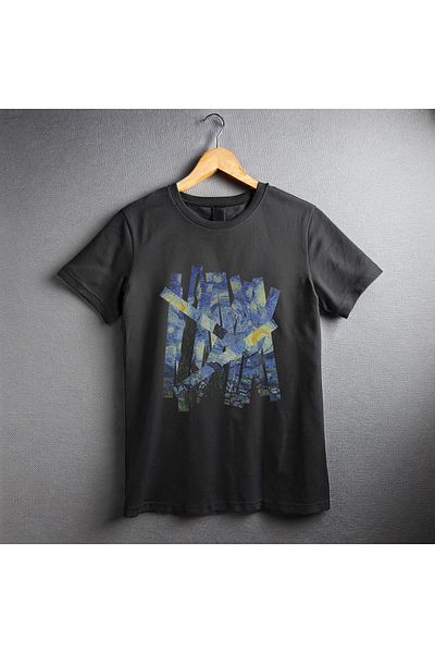 Ozzy Μπλουζάκι Unisex Starry Night Pattern 5 Digital Printed
