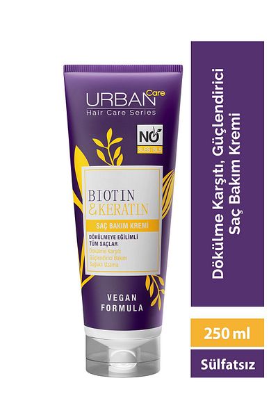 Urban Care 250 ml Biotin and Keratin Hair Conditioner - Sulfate Free
