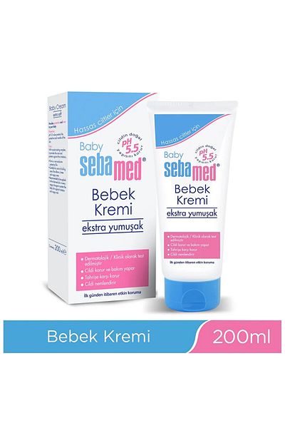 Sebamed كريم أطفال ناعم للغاية فعال ضد جفاف البشرة مع البانتينول للبشرة الحساسة 200 مل
