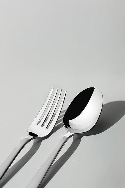 Nehir Sea Satin - 60 Pieces Fork and Spoon Set for 12 People