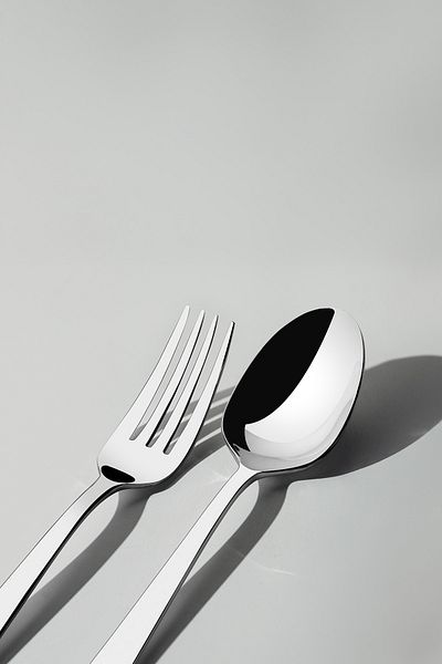 Nehir Deniz Plain 6 Person - 30 Piece Fork and Spoon Set
