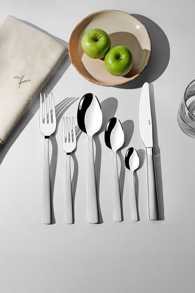 Nehir Sea Satin - 12 Person 72 Piece Boxed Fork Spoon Knife Set