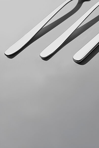 Nehir Sultan Sade 12 Kişilik 89 Parça Kutulu Çatal Kaşık Bıçak Takımı