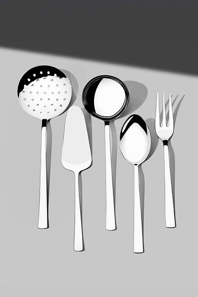 Nehir Stainless Steel 5 Piece marine Service Set