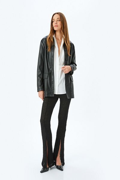 Koton Women's Black Jeans 5Wak40096Ek