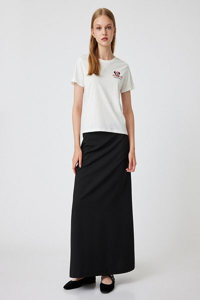 Koton Ecru Women's T-Shirt 4Sal11134Ik