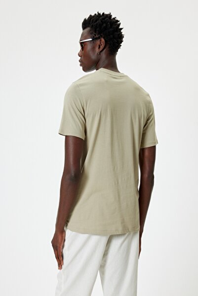 Koton Yeşil Erkek T-Shirt 4SAM10546HK