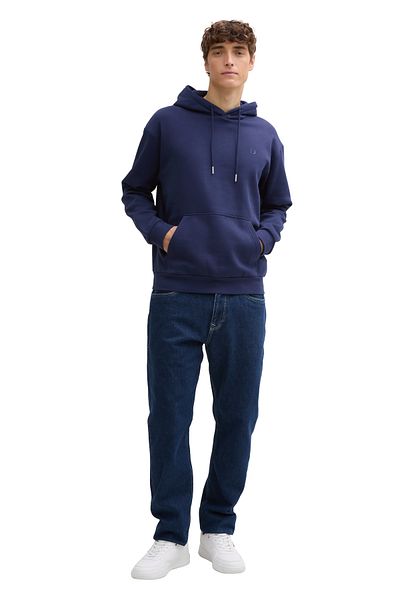 Tom Tailor Denim Pánská mikina Black Blueberry