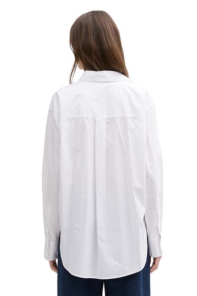 Tom Tailor Denim Popeline-Shirt mit Tasche