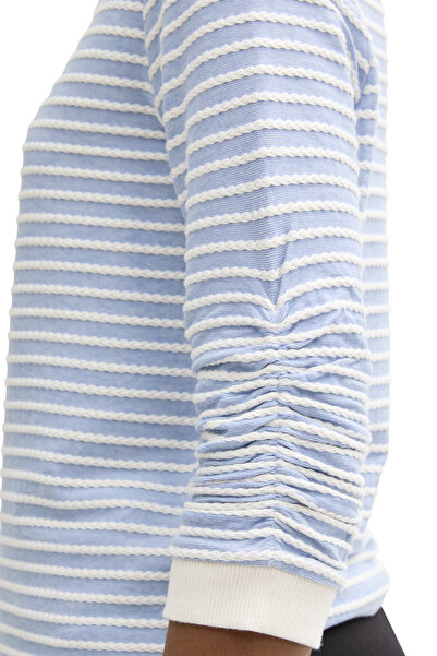 Tom Tailor Denim hanorac jacquard cu dungi