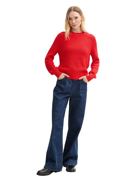Tom Tailor Denim nyakú pulóver