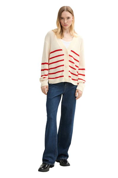 Tom Tailor Denim v-nyakú kardigán