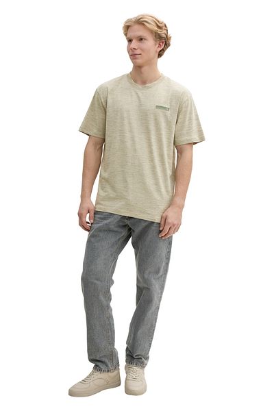 Tom Tailor Denim Beige Stone Green Inject T-Shirt für Herren