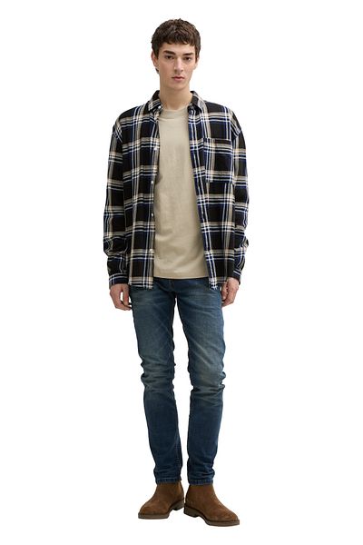 Tom Tailor Denim Beigefarbenes Abbey Stone T-Shirt für Herren