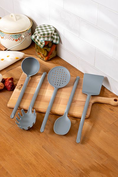 Emsan Fiesta Gray Serving Set - 5 Pieces