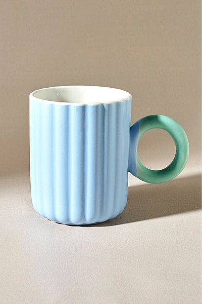 Karaca Dalya Mug 370 ml Blue