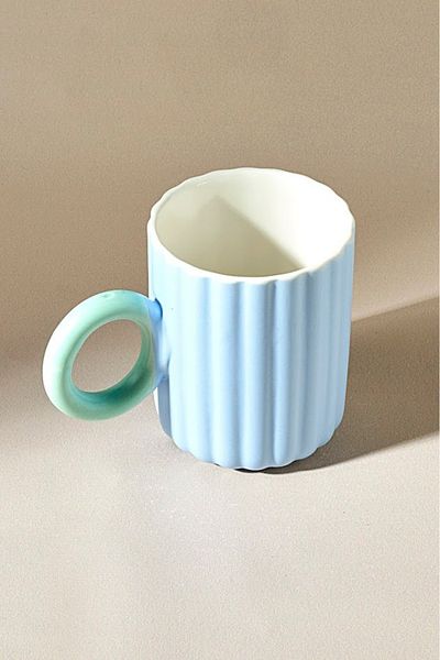 Karaca Dalya Mug 370 ml Blue