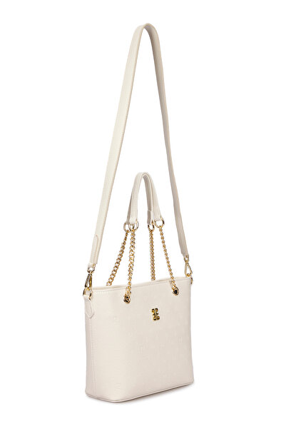 Pierre Cardin Ecru Floater Women's Shoulder Bag